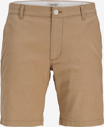 JACK & JONES Chino trousers in Beige: front