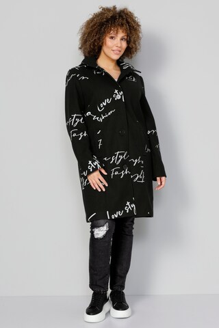 MIAMODA Between-Seasons Coat in Black