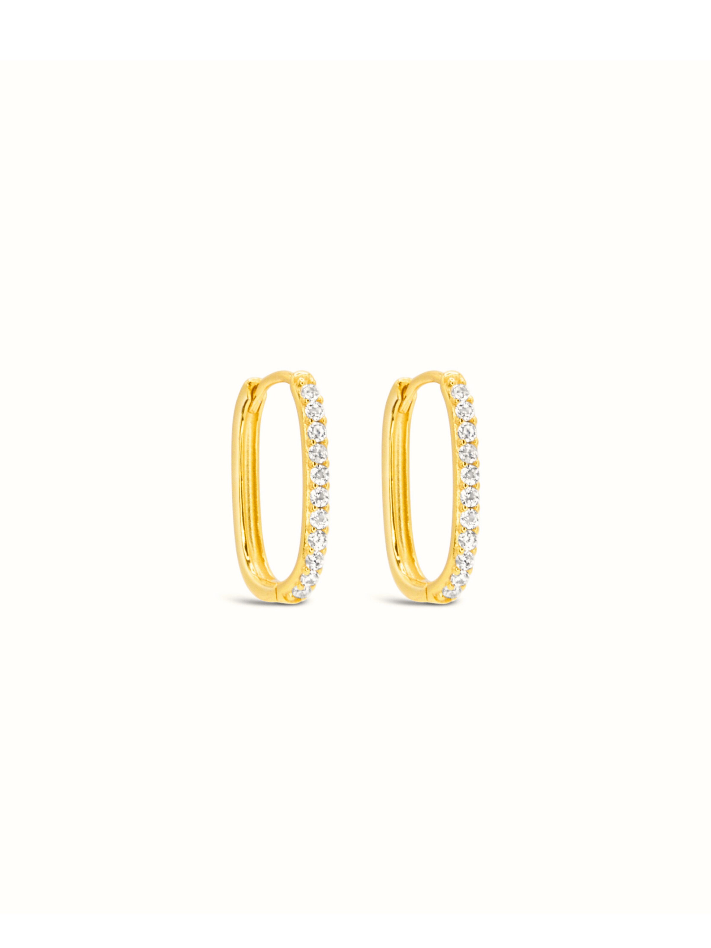 ARS-ARGENTI Earrings 'BASSLINE BLING' in Gold: front