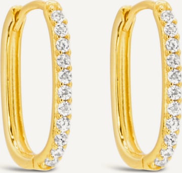 ARS-ARGENTI Ohrringe 'BASSLINE BLING' in Gold: Vorderseite