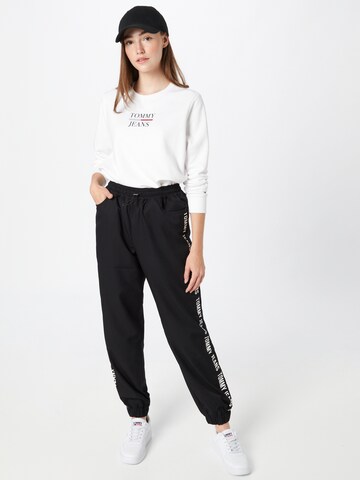 Sweat-shirt Tommy Jeans en blanc