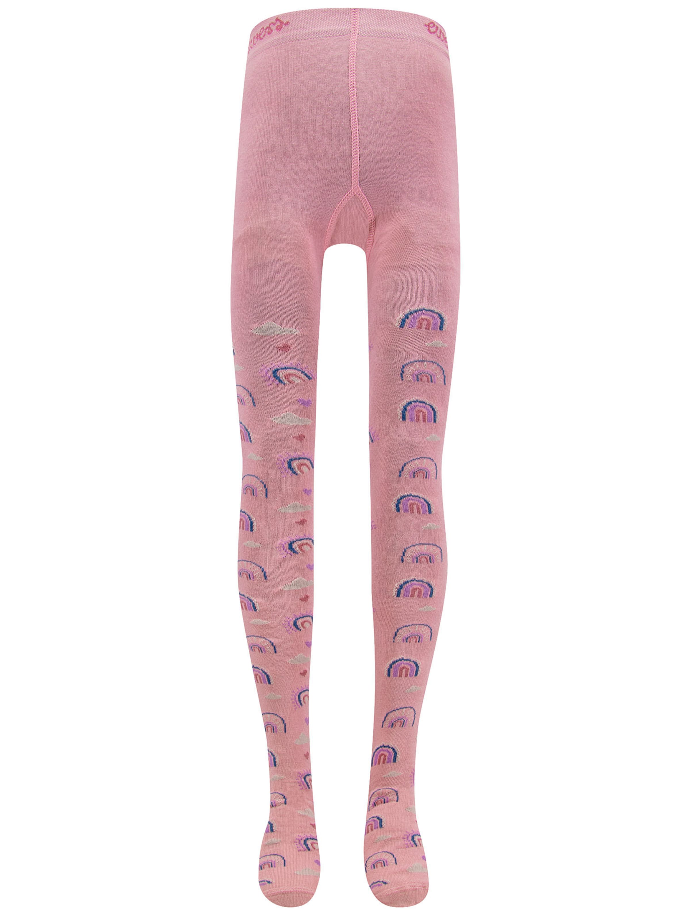 EWERS Чорапогащи 'Regenbogen' в розово: отпред