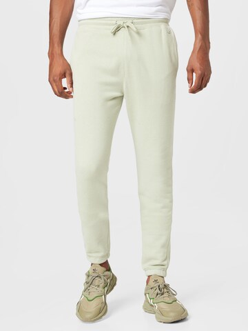 HOLLISTER Tapered Trousers in Green: front