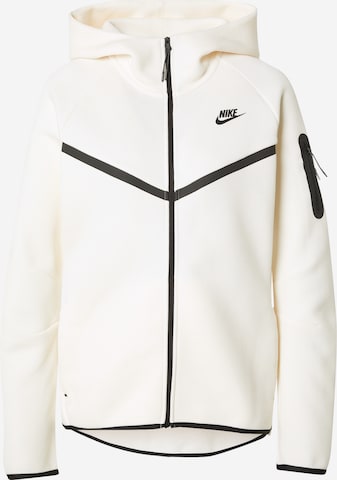 Nike Sportswear Кофта на молнии 'TECH FLEECE 2' в Белый: спереди