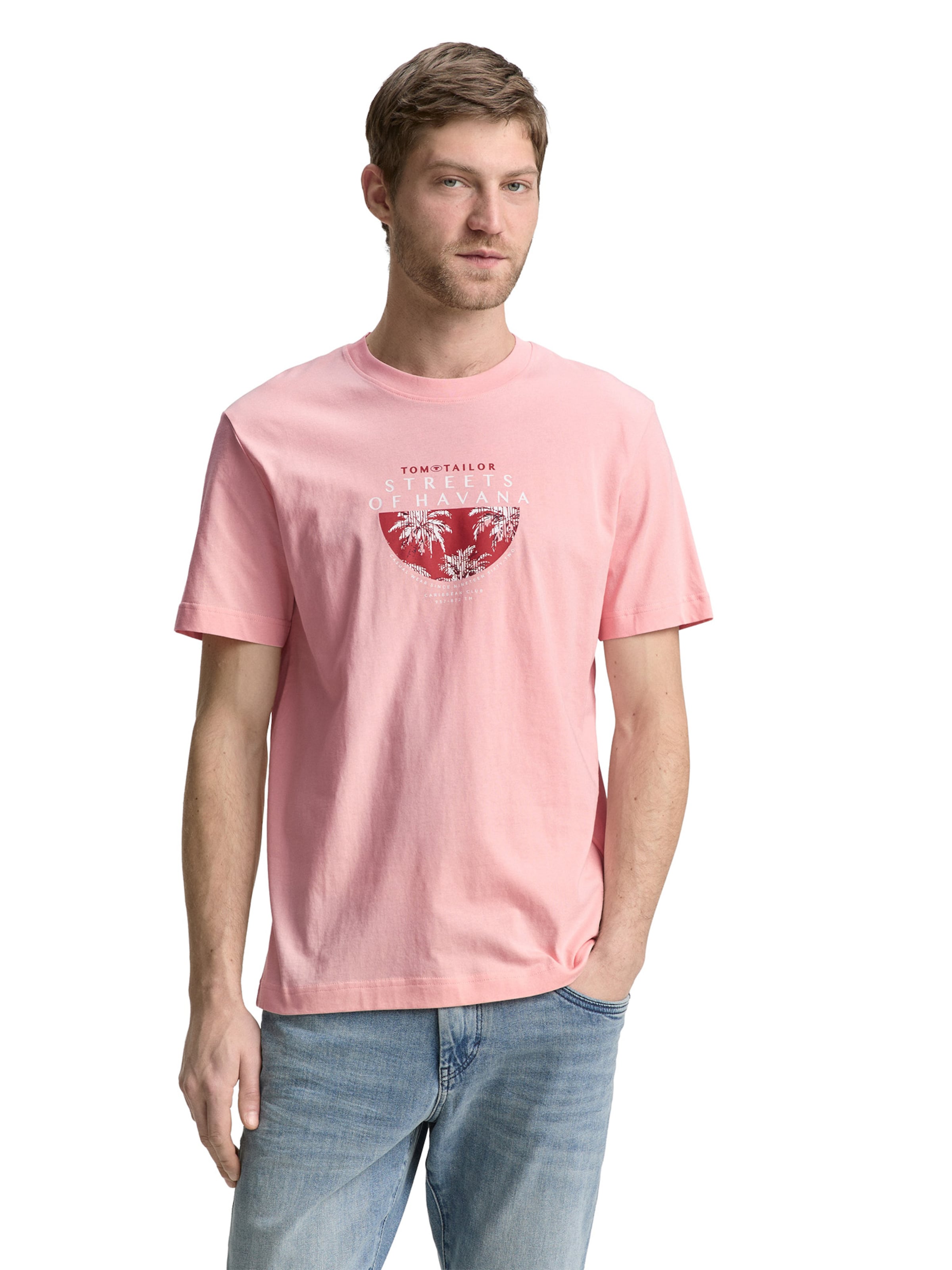 TOM TAILOR Koszulka w kolorze różowy: przód