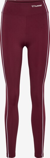 Sportinės kelnės iš Hummel, spalva – uogų spalva / balta, Prekių apžvalga