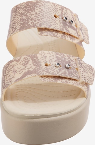 Crocs Pantolette in Beige