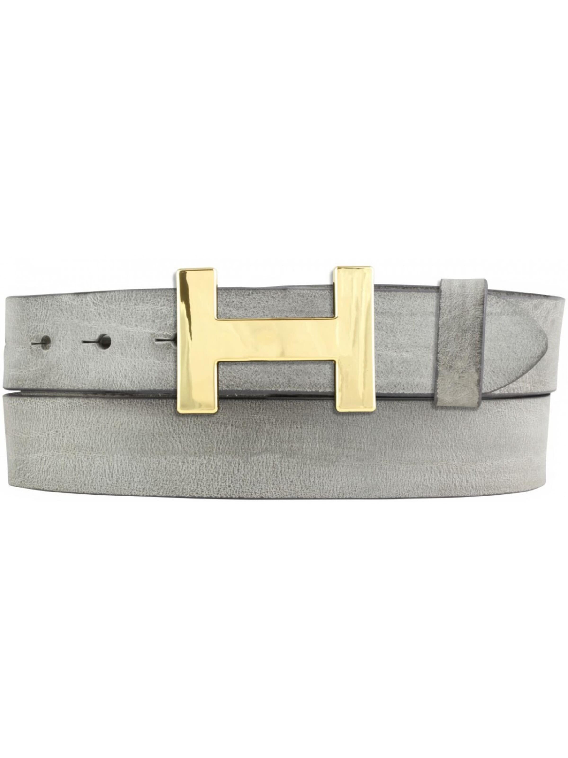 BELTINGER Belt 'Hermine' in Grey: front
