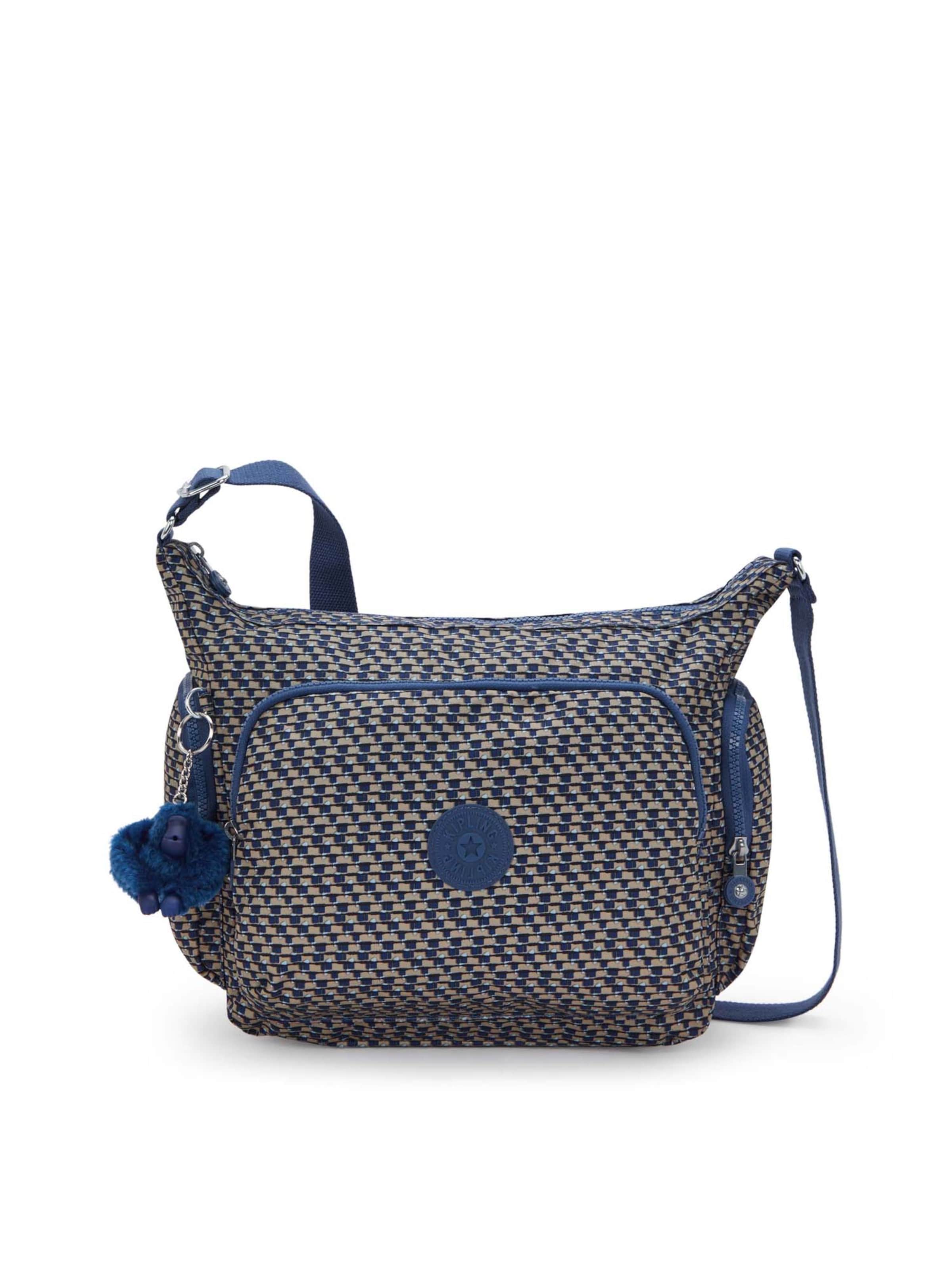 KIPLING Válltáska 'Gabb' - kék: elől