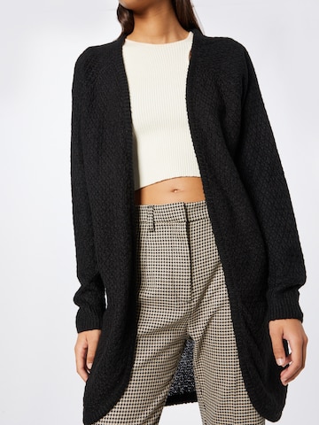 ICHI Knit Cardigan in Black