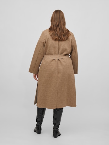 Vila Curve Between-Seasons Coat 'Juice' in Brown