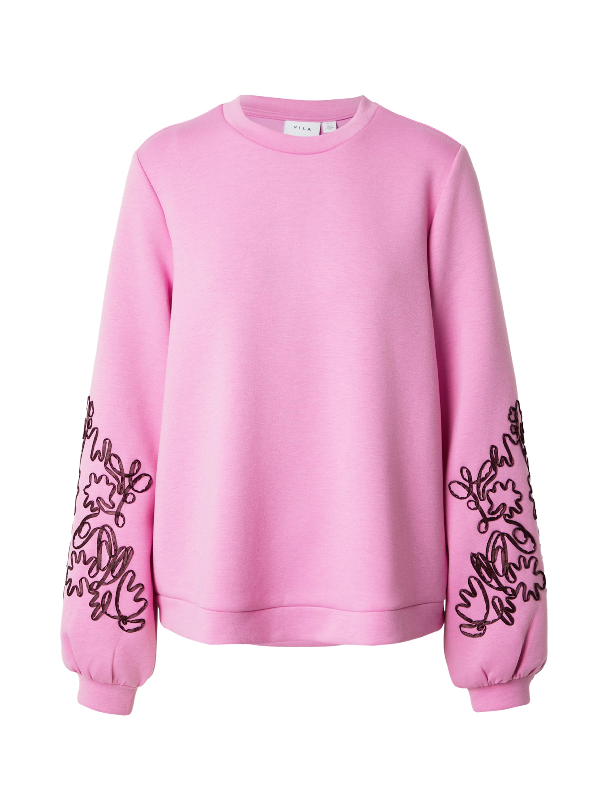 VILA Sweatshirt 'VISIFFI' in Purple: front