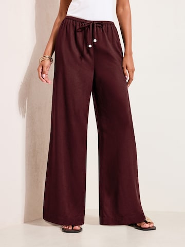 Wide Leg Pantalon Friends Like These en marron