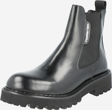 Boots chelsea di Karl Lagerfeld in nero: frontale