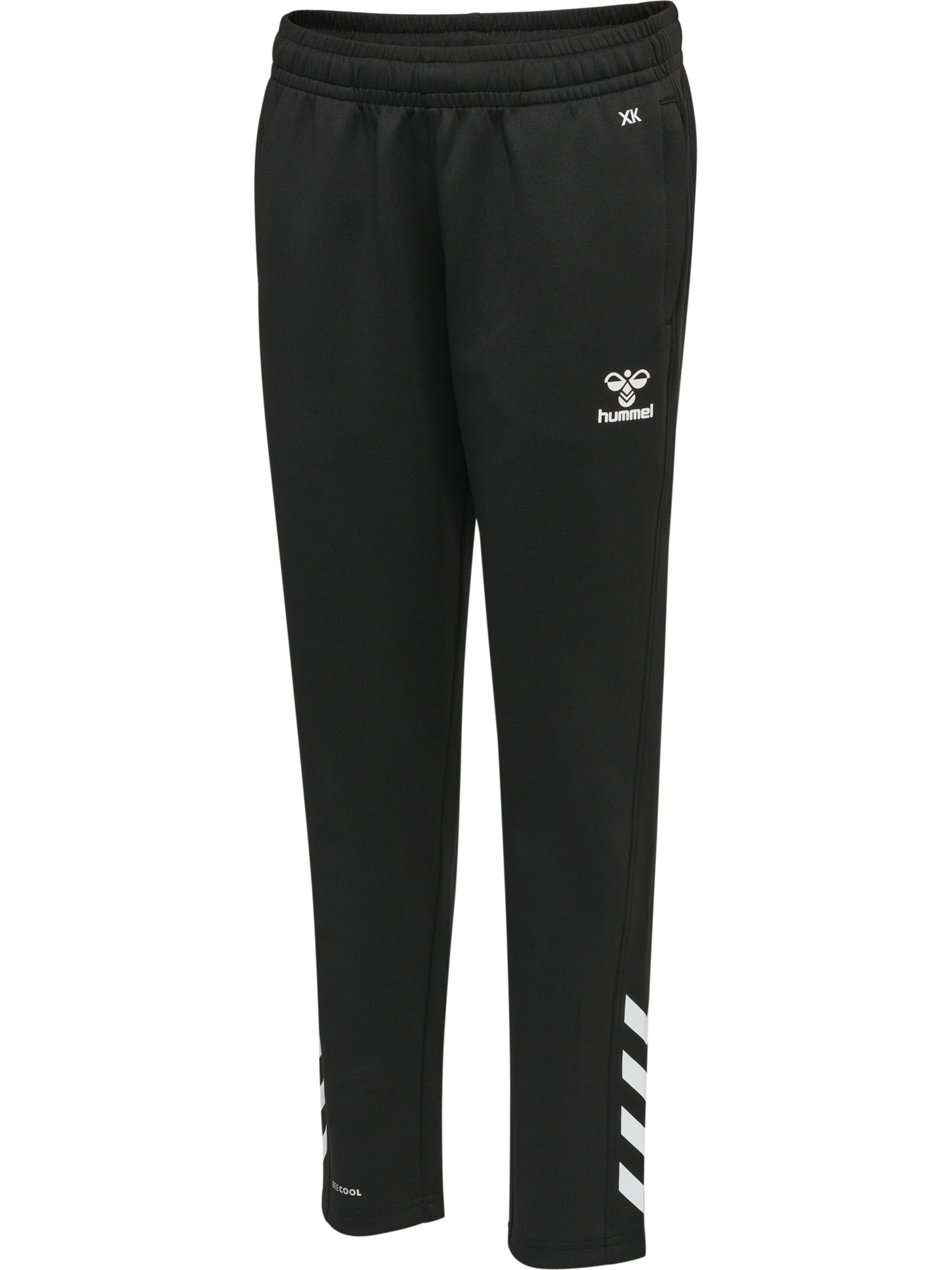 Hummel Slimfit Sportbroek in Zwart
