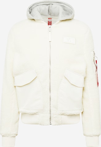 ALPHA INDUSTRIES Between-Season Jacket in White: front