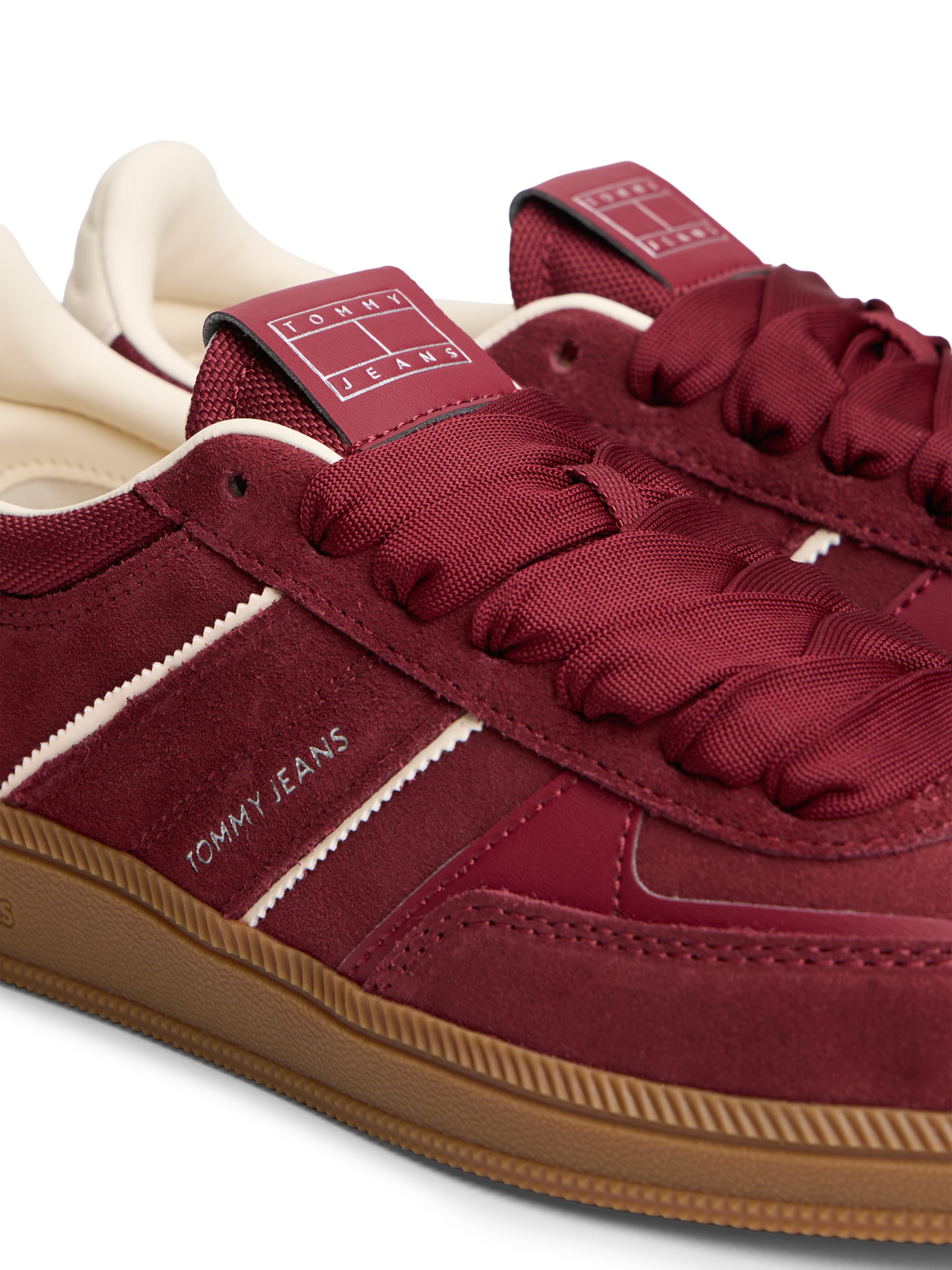 Tommy Jeans Σνίκερ χαμηλό 'THE GREENWICH EDGE' σε κόκκινο