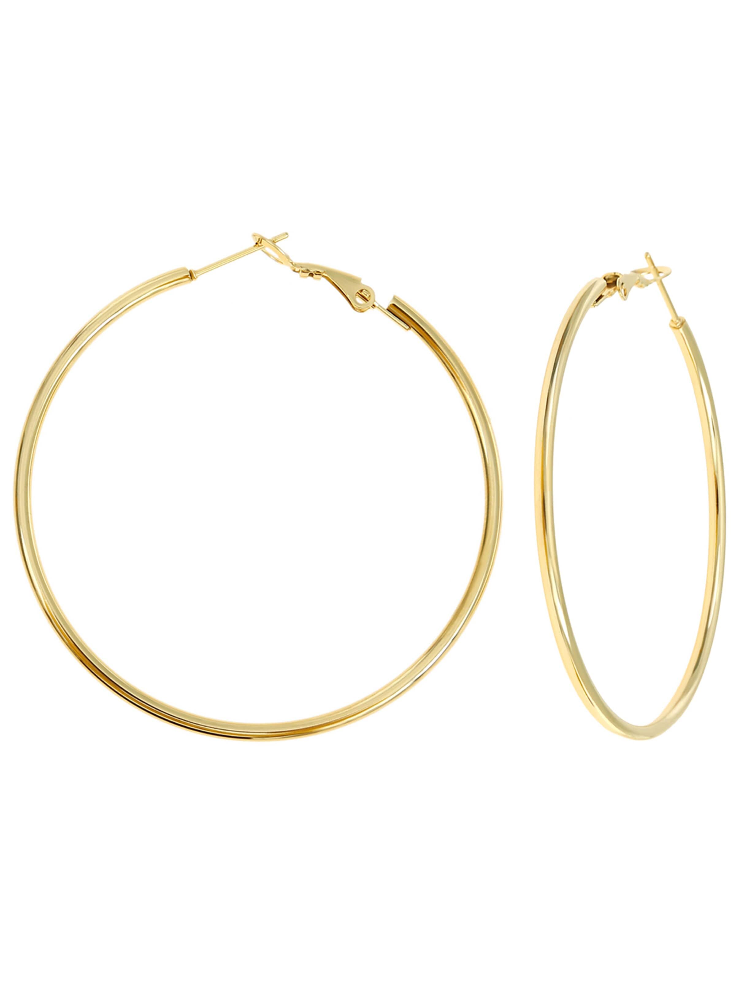 Made by Nami Earrings 'Goldkreolen' in Gold: front