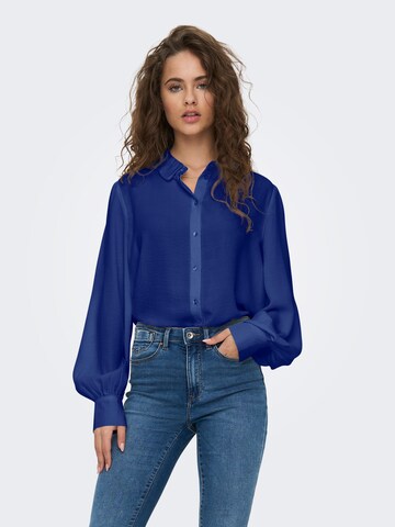 JDY Blouse 'DIVYA' in Blauw: voorkant