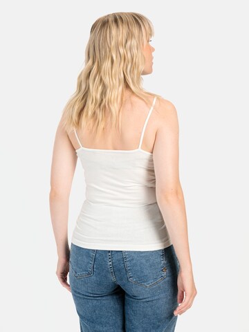 CAMEL ACTIVE Basic Top aus Organic Cotton in Weiß