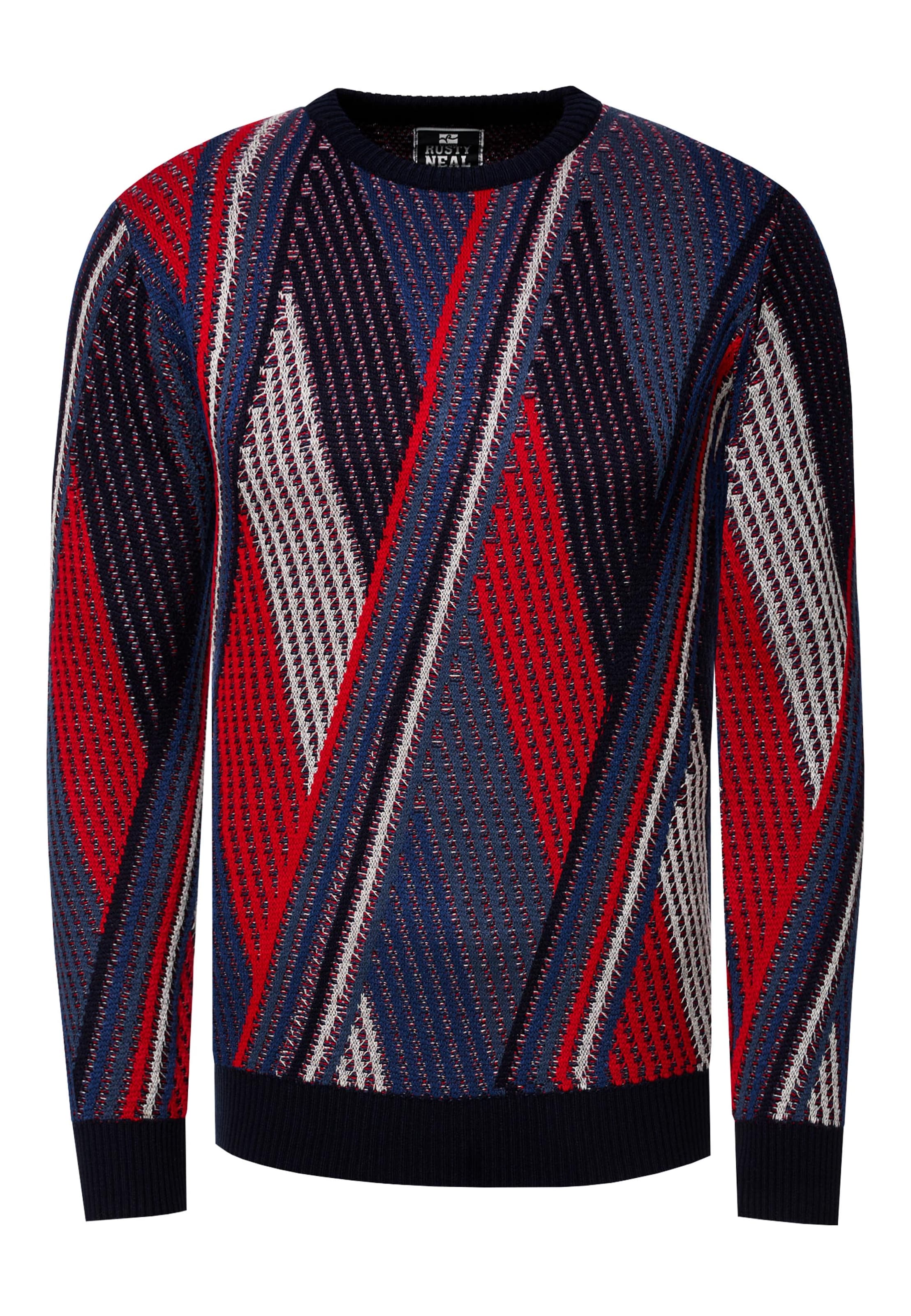 Rusty Neal Trui in Blauw: voorkant