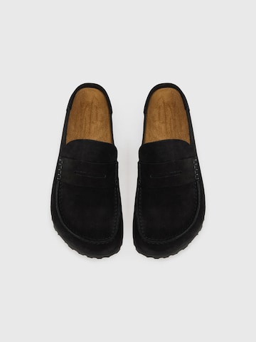 BIRKENSTOCK Nizki natikači 'Naples' | črna barva