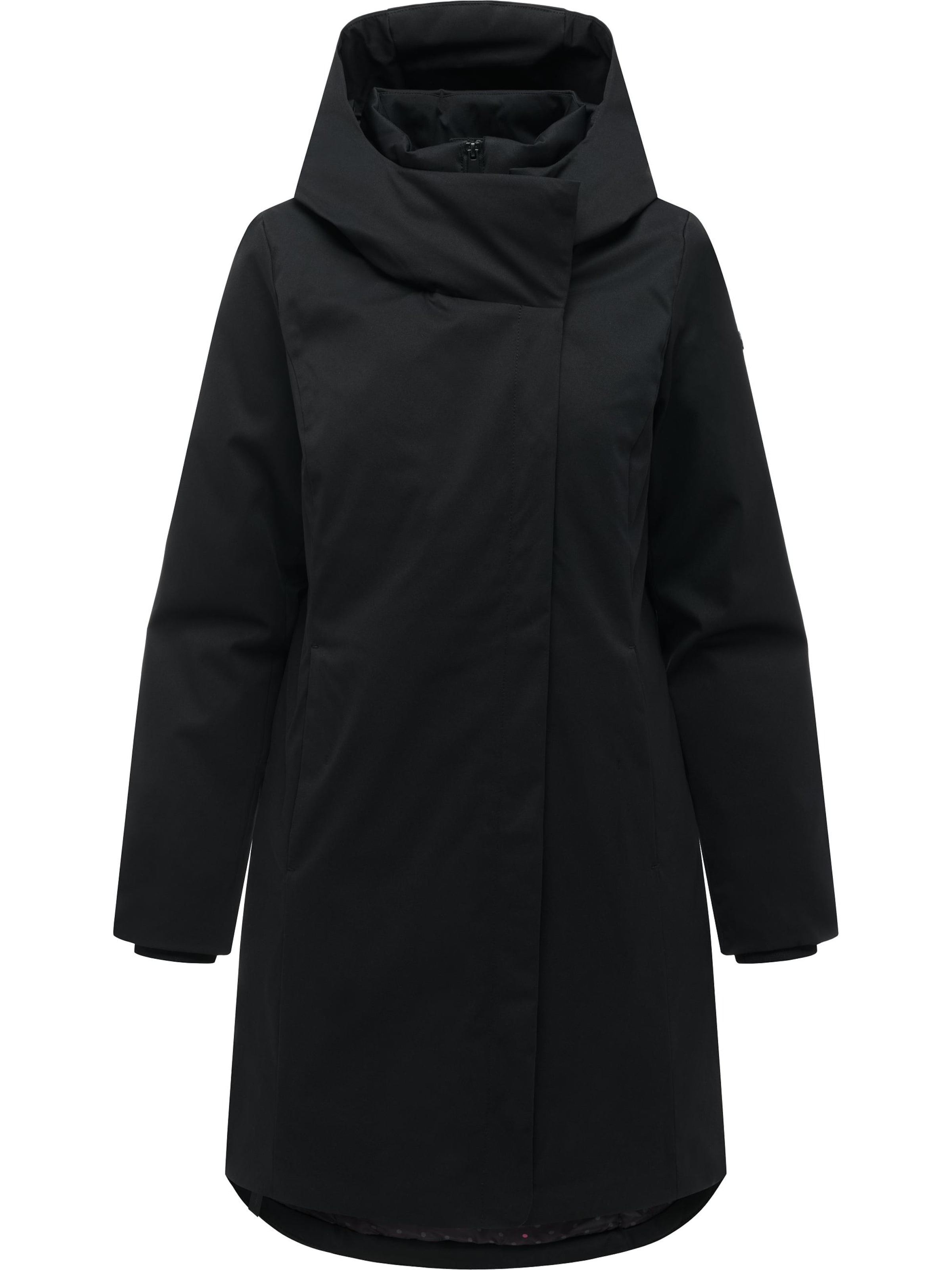Cappotto funzionale 'Pavleen Y' di Ragwear in nero: frontale