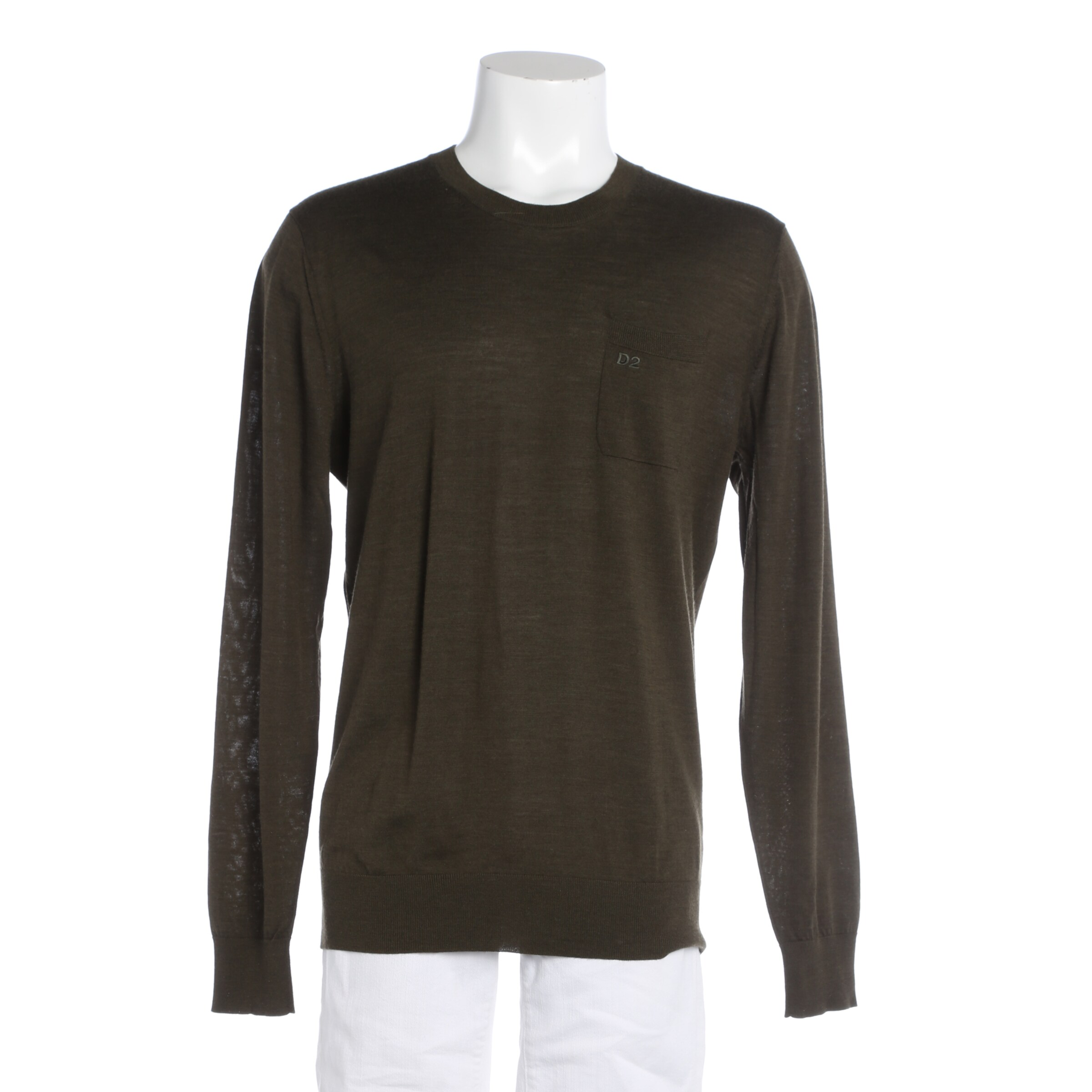 DSQUARED2 Pullover / Strickjacke in XL in dunkelgrün, Produktansicht