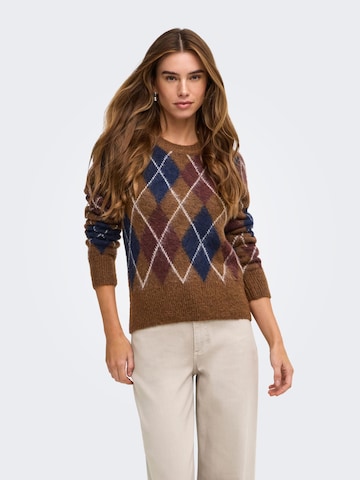 Pullover 'REESE ' di JDY in marrone: frontale