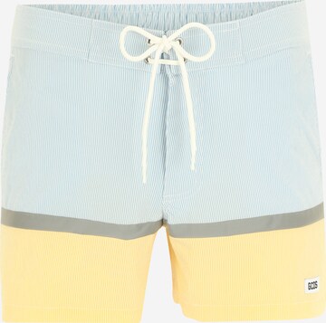 GCDS Board Shorts in Blue: front