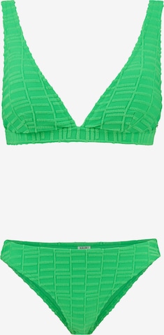 Shiwi Triangle Bikini 'Amy' in Green: front