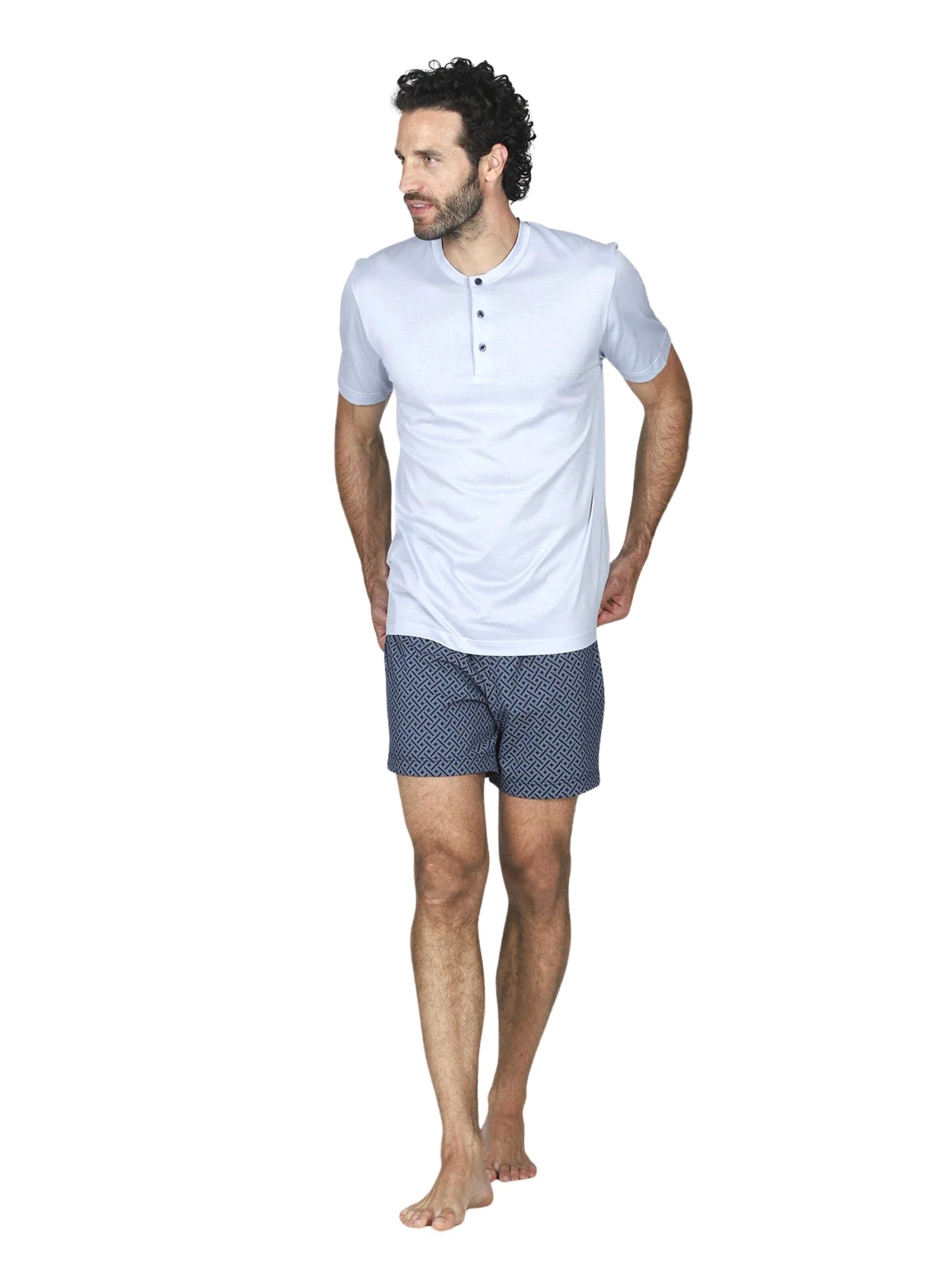 JULIPET Pajama short in Blue