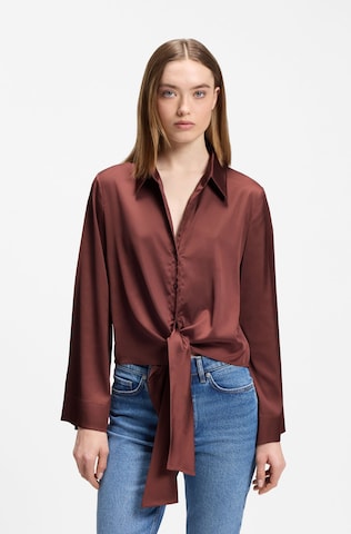HUGO Blouse in Brown: front
