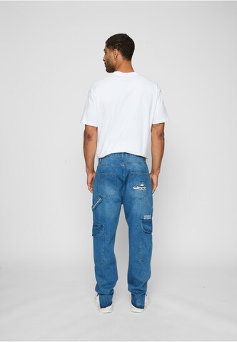 Dada Supreme Loose fit Cargo jeans in Blue