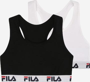 FILA Bustier BH in Schwarz: Vorderseite