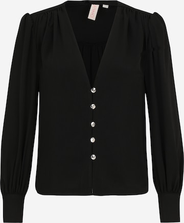 Chemisier 'ONLCATYTHALIA' Only Petite en noir : devant