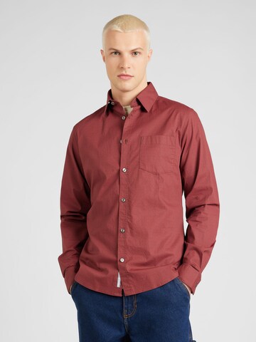 s.Oliver - Ajuste estrecho Camisa en rojo: frente