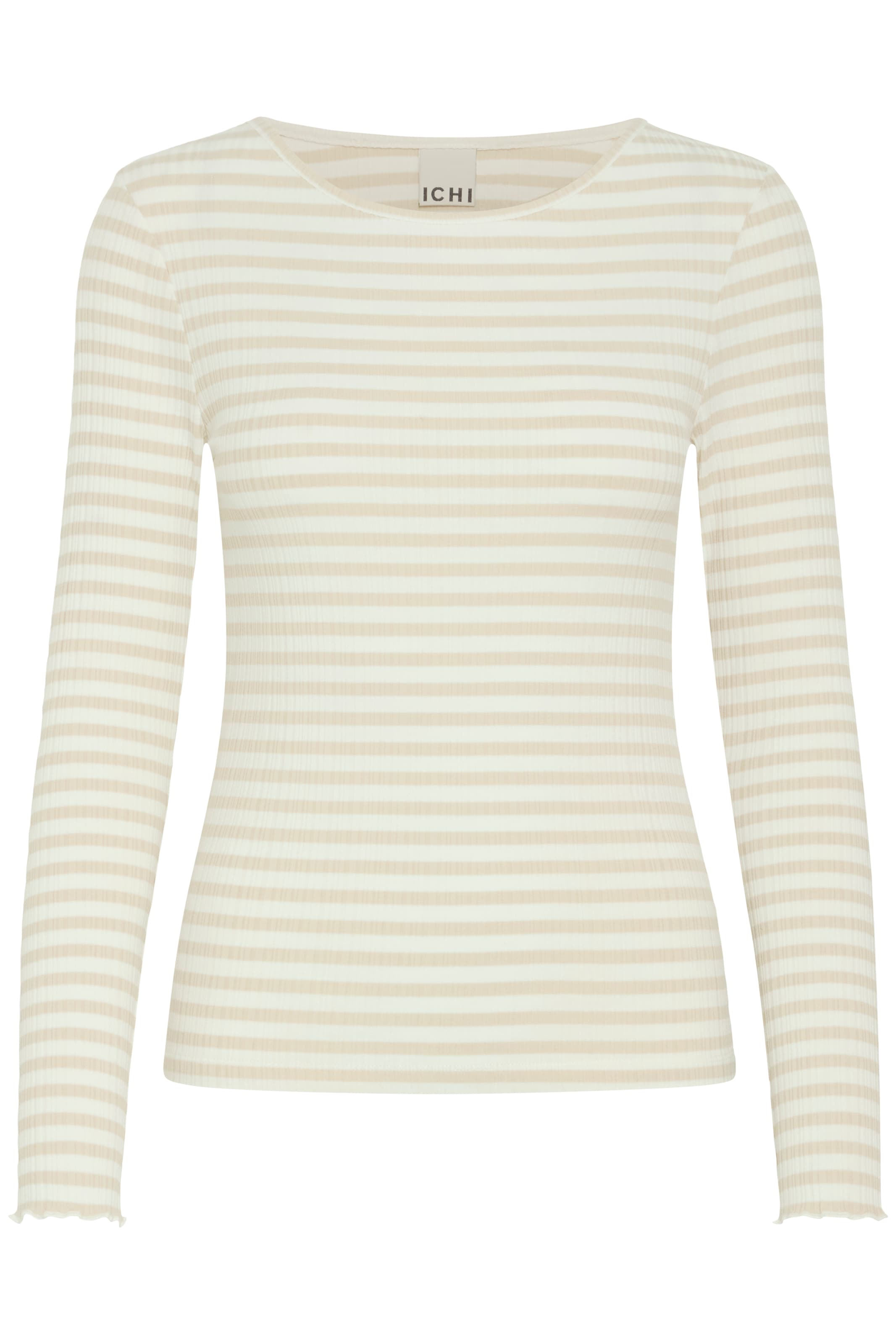 Maglietta 'IHCELLA' di ICHI in beige: frontale