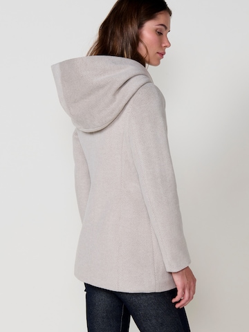 Manteau mi-saison KOROSHI en blanc