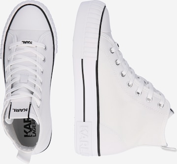 Karl Lagerfeld Sneakers hoog in Wit