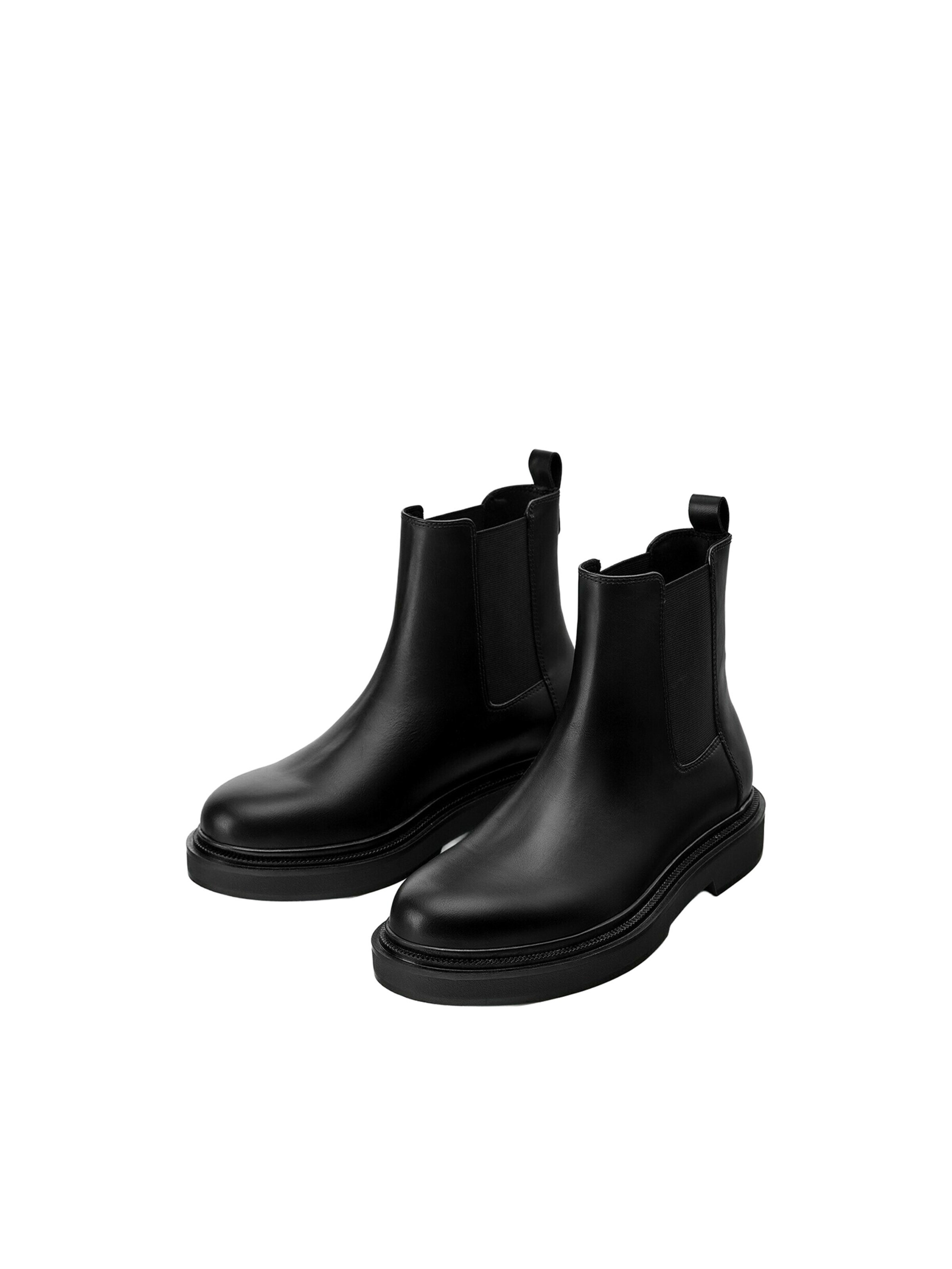 Pull&Bear Chelsea boty – černá