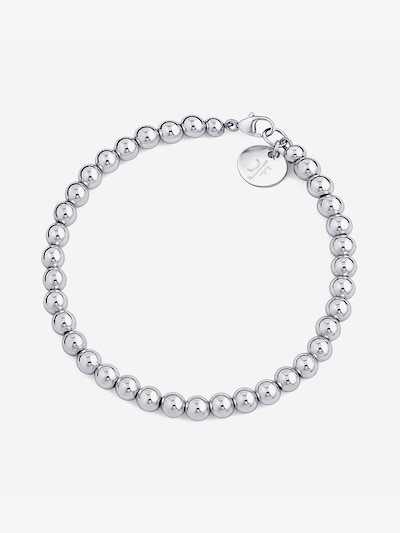 CLASSYANDFABULOUS Jewelry Bracelet 'CLASSYANDFABULOUS Beaded' in Silver, Item view