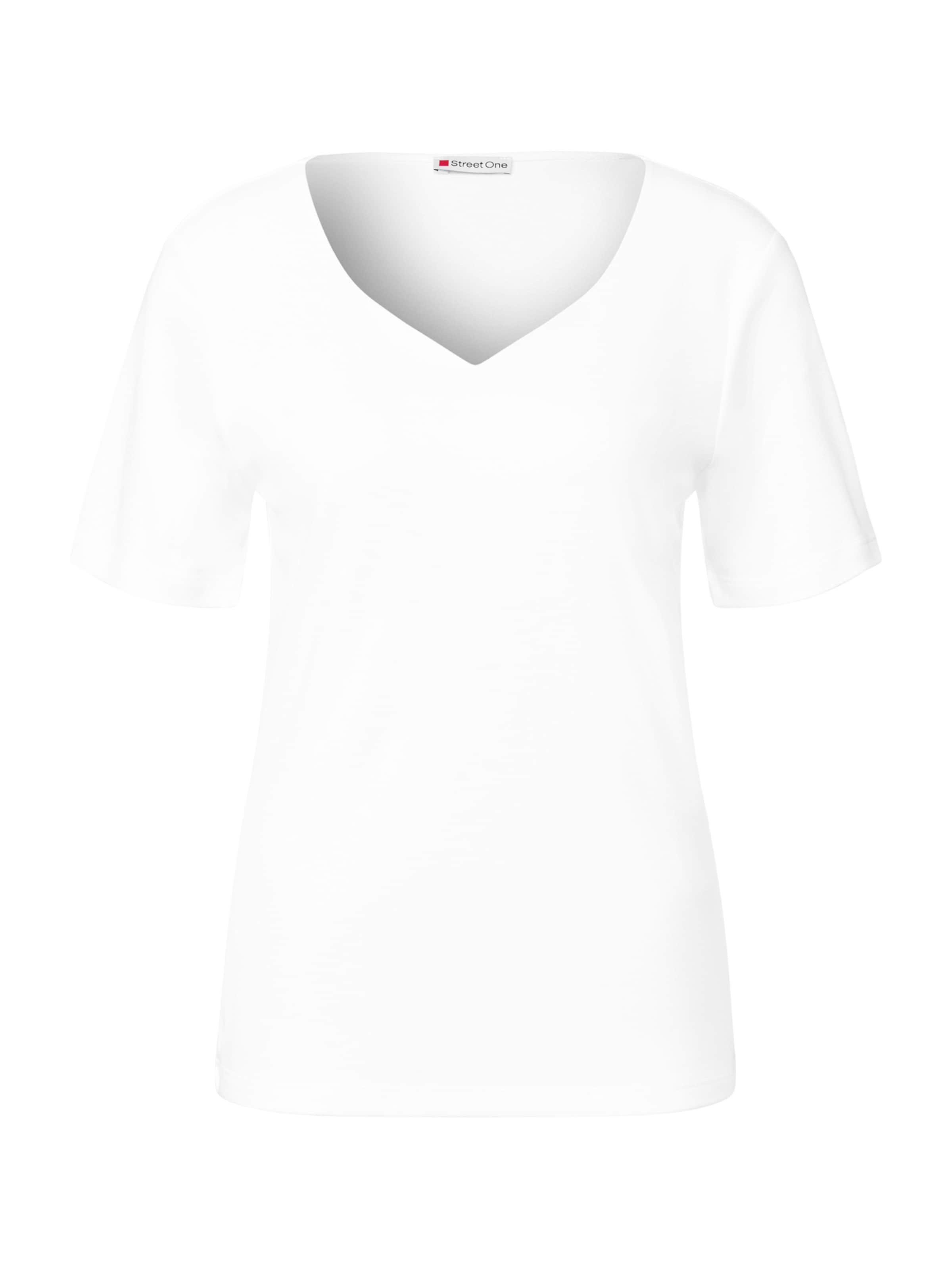 STREET ONE T-Shirt in Weiß: Vorderseite