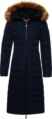 Manteau d’hiver 'Artic' Superdry en bleu : devant