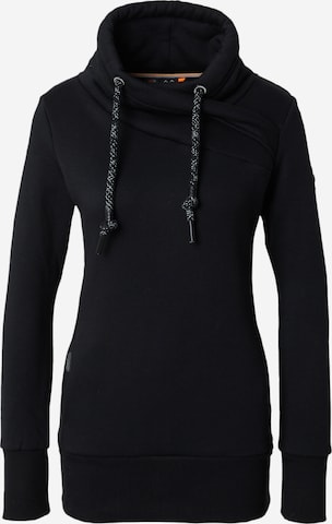 Ragwear Sweatshirt 'NESKA' in Zwart: voorkant