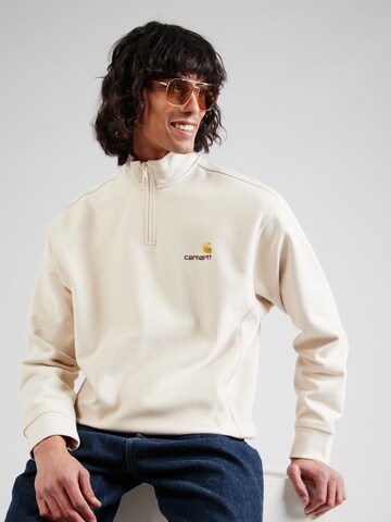Carhartt WIP - Ajuste regular Sudadera en beige: frente