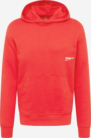 JACK & JONES - Sudadera 'CLEAN' en rojo: frente