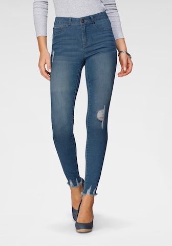 ARIZONA Skinny Jeans in Blue: front