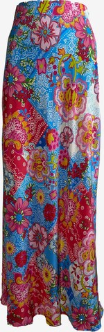 Introvertie VIENNA Rok 'Oia Bias Cut Silk Skirt' in Gemengde kleuren: voorkant