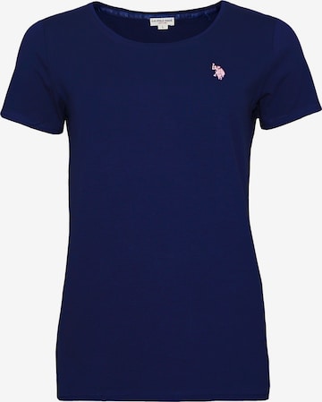 U.S. POLO ASSN. T-Shirt 'Rundhals' in Blau: Vorderseite